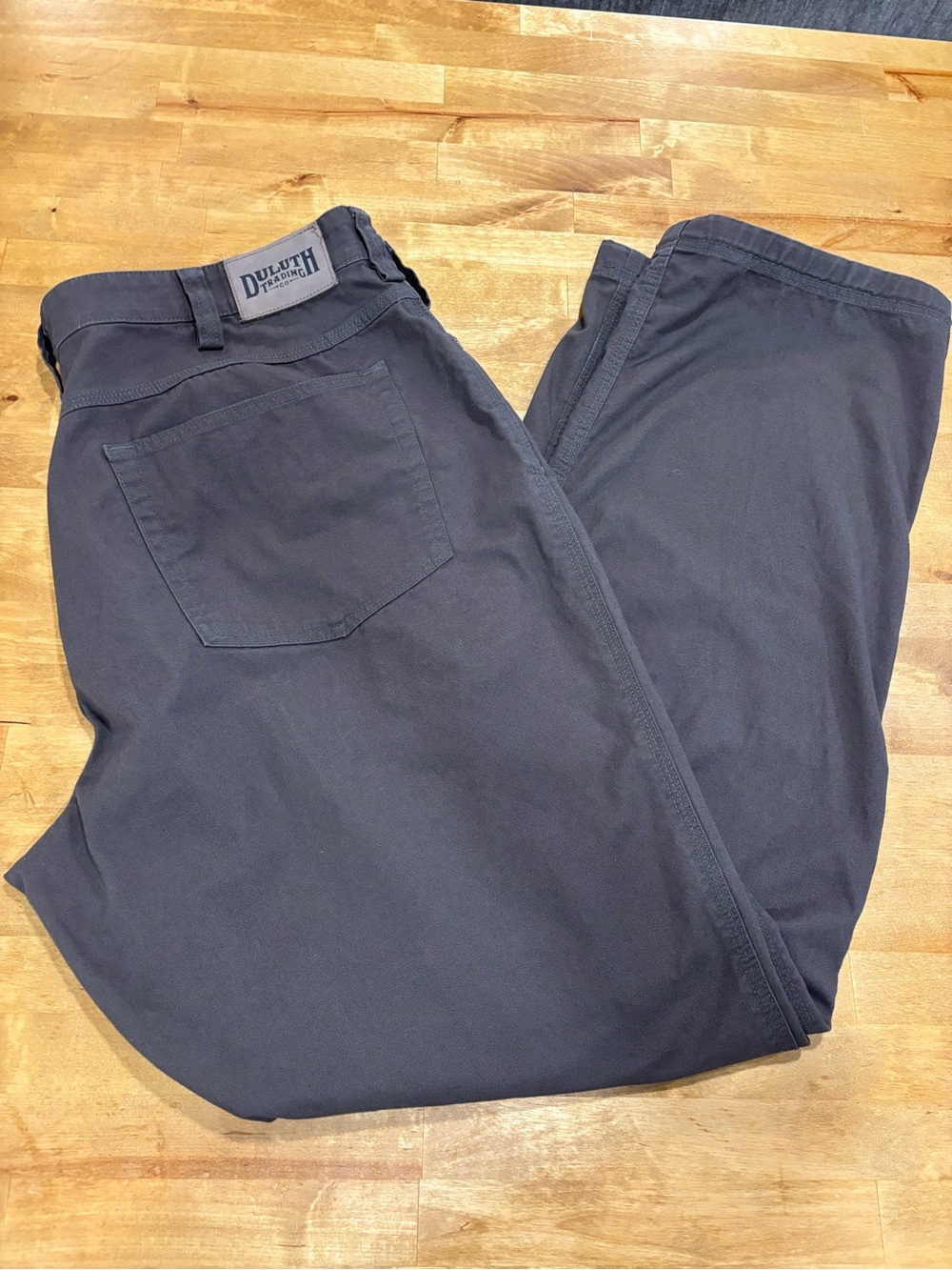 Duluth Trading Flex Fire Hose Men’s Pants 38x34 Brown Stretch Work